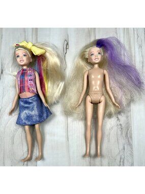 Lot 2 JUST PLAY JoJo Siwa 10" Fashion Dolls Singing JoJo Boomerang & Puprle Hair